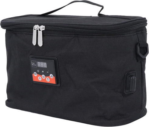 USB Electric Lunch Box Food Warmer Adjustable Temperature Milk Heater Bag for Outdoor, Portable Car Baby Bottle Warmer