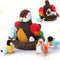 7 Pcs Birds Toys Plush Stuffed Animal Bird Set, Cute Birds, Egg, Nest Toy Gifts for Kids, Creative Play Birthday Favors