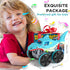 MaxTronic Amphibious Remote Control Car, 2.4 GHz 4WD 1:14 Scale Waterproof Monster Truck, RC Boat Shark Toys 3-12 Years
