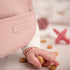 Set of 3 Vegan Leather Soft Silicone Free Baby Bibs with Pocket for Feeding, Drooling, and Easy Clean
