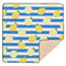 EtherSpher Blue White Striped Fruit Lemon Large Non-Slip Thick Play mat for Baby