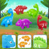 Kasfalci Alphabet Learning Toys, Dinosaur Toys for Kids, ABC Learning for Toddlers, Matching Letter Game,Color