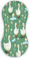 Bulletgxll Cartoon Ducks Unisex Baby Burp Cloths Set of 4, Soft Absorbent Organic