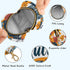 YETTASBIN Autumn Pumpkin Portable Pacifier Holder Case with Metal Hook Buckle & Zipper for Diaper Bag and Stroller