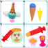 Set 31 Summer-Themed Dough Tools for Kids PCS Dough Play Tools with Animal Cutters, Ice Cream & Popsicle Molds, Dough
