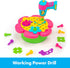 Educational Insights Design & Drill Flower Power Studio, 50-Piece Drill Toy Gift for Kids Ages 3+