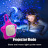 Portable Baby White Noise Sound Machine, Infant Sleeping Music with Projector Star Starry Light, Sleep Sound Music