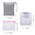 Damero Gray Arrow Breast Pump Parts Bag - Waterproof & Convenient