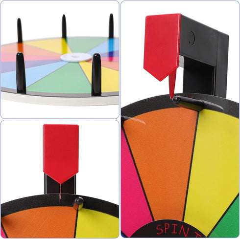 Prize Wheel Pegs & Red Pointer Replacement Kit for Trade Show Carnival Party Pub