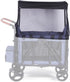 W2 W2, SeedFuture Mosquito Net Cover for Stroller Wagon, Mosquito Net Compatible with WONDERFOLD Black