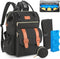 PIIOSER Diaper Bag Backpack with Ice Pack, Large Capacity & Waterproof Baby