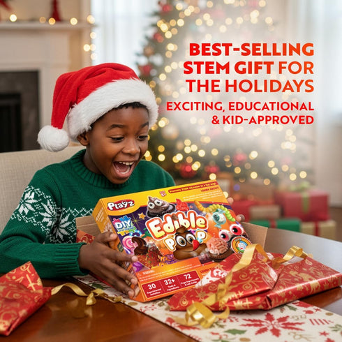 8-12 30 Playz Edible Poo Chocolate & Candy Making Science Kit for Kids Ages Years Old - Food Science Chemistry Kid