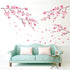 DECOWALL DS12-2003P1903 Watercolor Cherry Blossoms Wall Stickers, Peel and Stick Removable Wall Decals for Kids Nursery