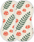 decor gift 4 Pack 22x11in Cotton Baby Burp Cloth Easy Care Forests Mushroom Baby wash Cloth for Unisex boy and Girl