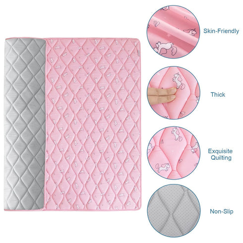 50" 50", Foam Baby Play Mat X Play Mat for Babies and Toddlers, Baby Floor Playmat Non Slip, Thick One-Piece Crawling