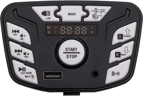weelye JR1927M-12V Children's Electric Vehicle Power Supply, Central Control Switch with Bluetooth Connection