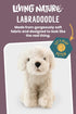 10 Inches Living Nature Labradoodle Stuffed Animal | Fluffy Dog Animal | Soft Toy for Kids |