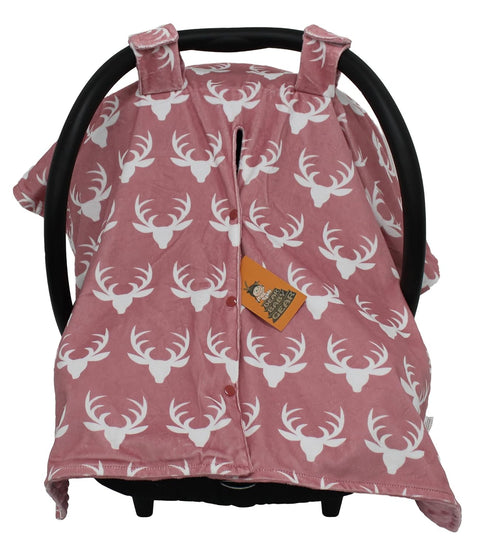Dear Baby Gear Baby Car Seat Canopy - Infant Car Seat Cover with Snap Opening for Boys & Girls - 40x30"