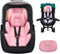 Infant Car Seat Insert with Extra Headrest for Preemie to Newborn, Thickened