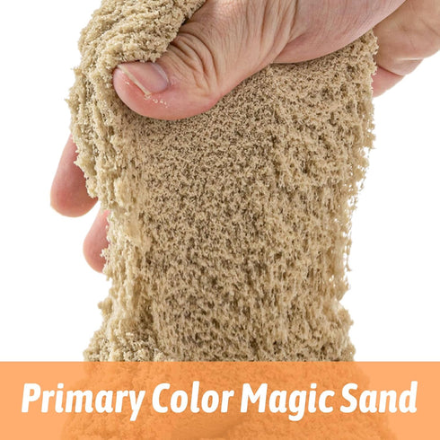 10 2.2 lb 3+ Construction Sensory Bin Toys Sand Molds for Kids & Sensory Sand - Sand Box for Toddlers Ages