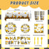 170 24 Cecnamt Construction Birthday Decorations, Pcs Construction Birthday Party Supplies Including Banner, Plates