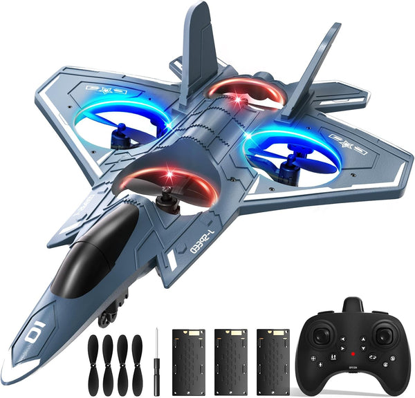 Foam Remote Control Airplanes, RC Planes with Light, RC Airplane Fighter Jet