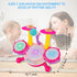 Set Pink Drum for Girls Toddler Musical Instrument Kit