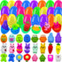 24 Pcs Easter Eggs with Mochi Squishy Toys for Kids Easter Eggs