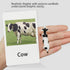Farm Animal Toys with Flash Cards - 12 Sets of Realistic Figures, Educational Cognitive Toys for Toddlers