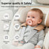 2-Pack 0-18 Garkoko Baby Pacifier with Clip & Case, Thumb-Shaped Soothing Pacifier Months, Non-Contact Shield