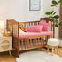 Pack 26 38 Inch Entisn N Play Sheets Fitted, x Minky Dot Mini Crib Sheet for Girls, Soft and Warm Fleece Nursery