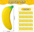 100 Adults(2.36 Inches) Jerify Pcs Banana Stress Toys Stretchy Banana Fidget Toys Realistic Stretchy Pu Foam Party