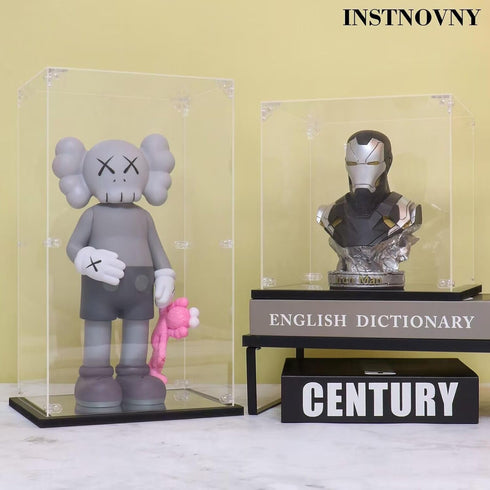 Acrylic Display Case for Collectibles, Clear Box for Lego 10265 Car Model Toys, 15.7*7.9*5.9 inch