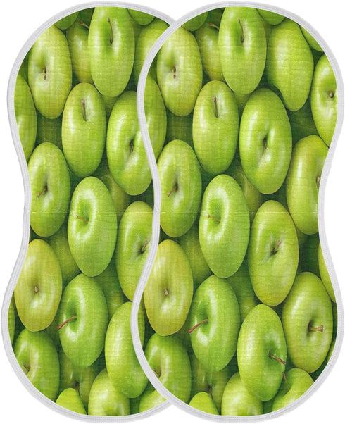 YETTASBIN Fresh Apples Muslin Baby Burp Cloth, Super Soft Absorbent Cotton Burp Rag Baby Bibs Feeding Cloth for Newborn
