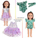 10 Sets 18 Inch 10 of American Doll Clothes, Including of Doll Clothing Dress Outfits for Gift Dolls, Birthday Gifts