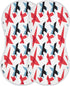 Bulletgxll Set 4, Airplane Pattern Unisex Baby Burp Cloths of Soft Absorbent Organic Cotton Muslin Burping Cloths