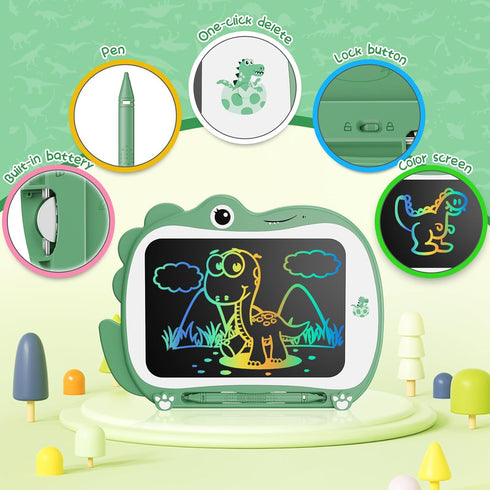 Genialba 8.5 Inch 3 4 5 6 Dinosaur LCD Drawing Tablet Writing Board Toddler Toy Educational Toys Birthday Christmas