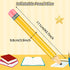 Dalycro 43-Inch 43in) Inflatable Pencil Giant Blow Up Pencil Colorful Inflatable Crayons, Birthday Party Supplies