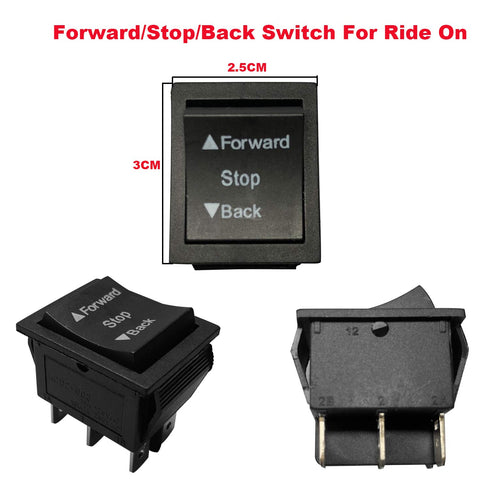 2PCS Forward Reverse Shift Switch for Kids Ride-On Toys - Accessories for Children’s Electric Ride On Car