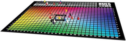 USAOPOLY HUES and CUES | Vibrant Color Guessing Game with 480 Color Squares | Perfect for Family Game Night