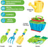 Set,6 Set FITNATE Green Kids Garden Tools PCS Gardening Tools for Kids Including Watering Can, Shovel, Rake, Fork