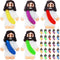 URSKYTOUS 25Pcs Little Jesus Figures Bulk Mini Jesus Figurines Tiny Small Rubber