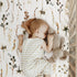 Stretch Ultra Soft Jersey Knit Fitted Crib Sheets Set, 2 Pack, Fits All Standard Crib Mattress Pads, Stylish Flora,