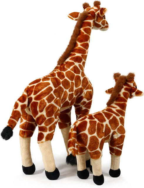 Set Ice King Bear Mom and Baby Stuffed Animals Zoo Wild Animals (Giraffe)