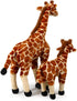 Set Ice King Bear Mom and Baby Stuffed Animals Zoo Wild Animals (Giraffe)