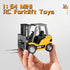 TOPMVP 1/64 Sounds,2 1 6-8 8-12 MINI RC Forklift Toy,Remote Control Forklift Truck with Lights & in Lift Fork & Hook
