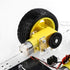 EMO Smart Robot Car Chassis Kit, with Motors, Speed Encoder and Battery Box for DIY Projects