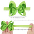 CÉLLOT Baby Girls Headbands, Grosgrain Ribbon Big Bow Hair Bands, 4.5" Pack of 20