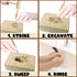 ArtCreativity Dino Teeth Dig and Discover Excavation Kit for Kids with T-rex and Tarbosaurus Fossil Teeth