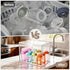 MAIDIWUDI Baby Bottle Organizer with Magnetic Door for Cabinet Stackable Clear Organizer Nursery Storage Bin for Baby